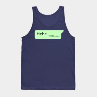 Lazy Social Media Chat Tank Top